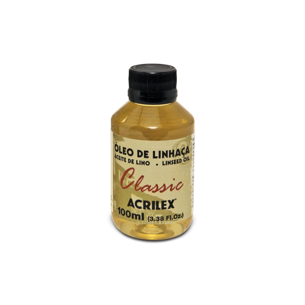 1852 - Aceite de Lino Acrilex Classic - Aceite De Lino 100Ml - Imagen 1