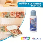 Acrilex - Diluyente De Pintura Para Tela 60Ml Incoloro - Imagen 2