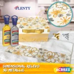 Acrilex - Dimensional 3D Color Metallic 35Ml - Imagen 2
