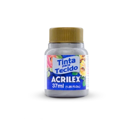 Acrilex - Pintura Para Tela Metalizada 37Ml