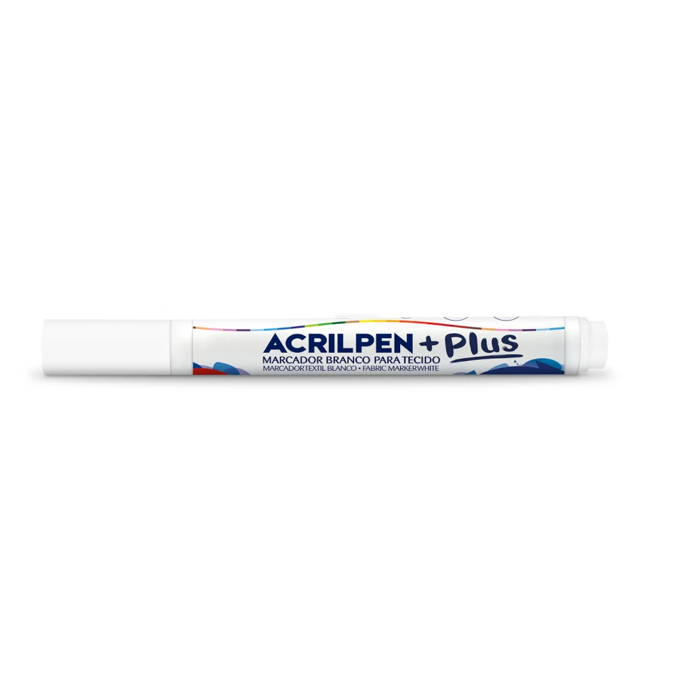 ACRILPEN_PLUS_04426-1500x1500 Acrilpen Plus - Marcador Blanco Para Telas Oscuras - Imagen 1