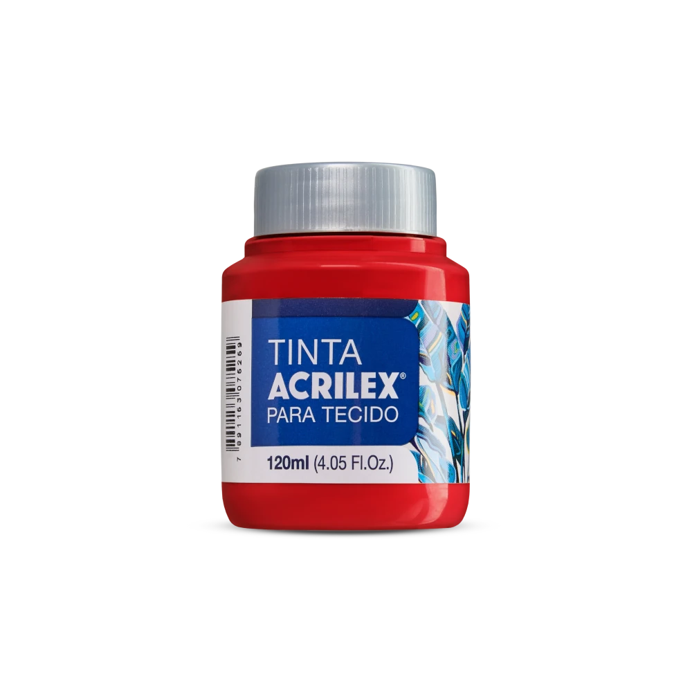 TINTA_PARA_TECIDO_FOSCA_120ML_04112_583_VERMELHO_TOMATE Acrilex - Pintura Para Tela Mate 120Ml - Imagen 1