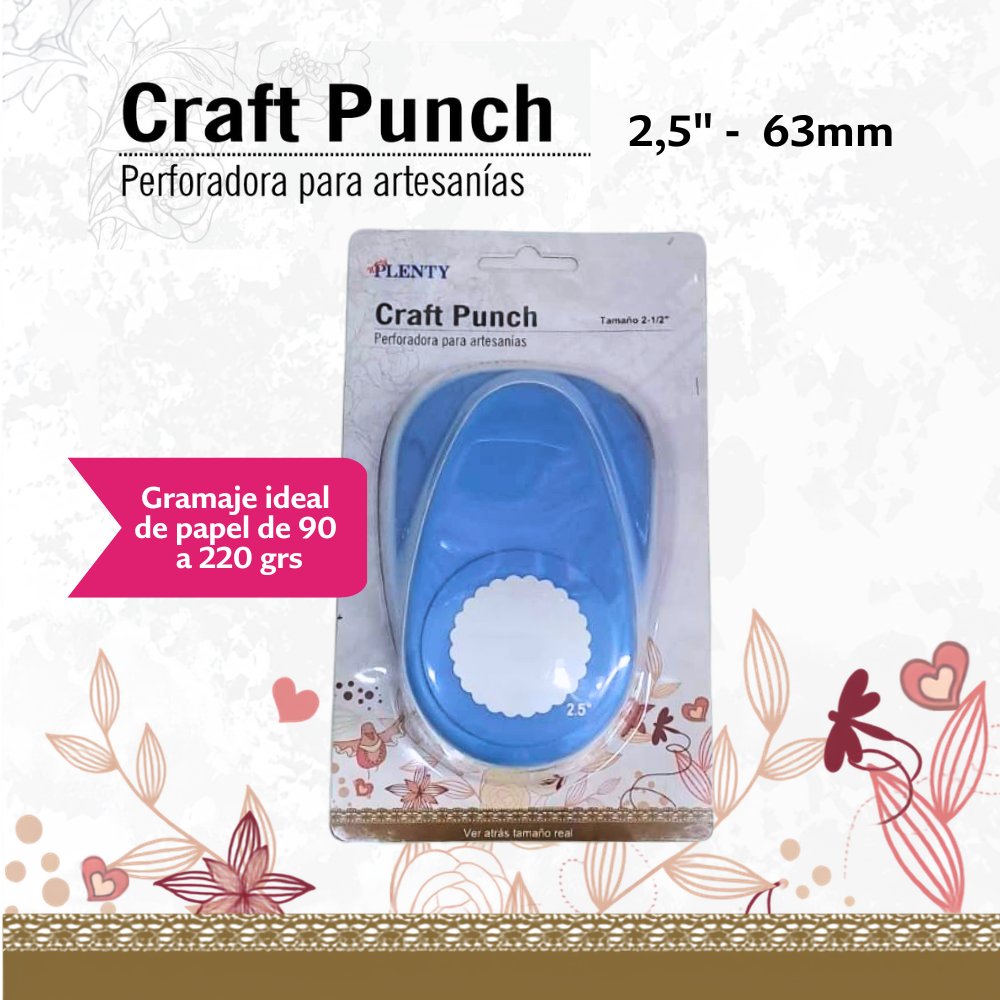 np125-craft-punch-2-5-1 Craft Punch 2,5¨ - Perforadora P/Artesanías Tradicional 2,5" - Imagen 1