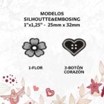 Silhoute &Embossing Punch Chica - Perforadora C/Calado Y Relieve Chica - Imagen 2