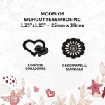 Silhoute &Embossing Punch Mediana - Perforadora C/Calado Y Relieve Mediana - Imagen 2