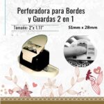 Border Punch 2 En 1 - Perforadora Doble Función P/Bordes Y Guardas - Imagen 2