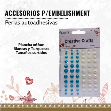 Perlas Autoadhesivas Plancha X66Un
